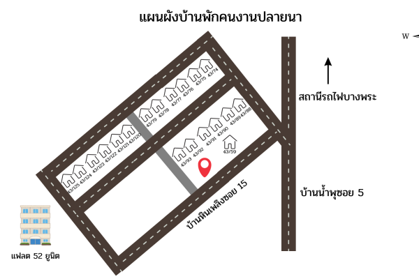 ผังบ้านพักคนงานปลายนา_0